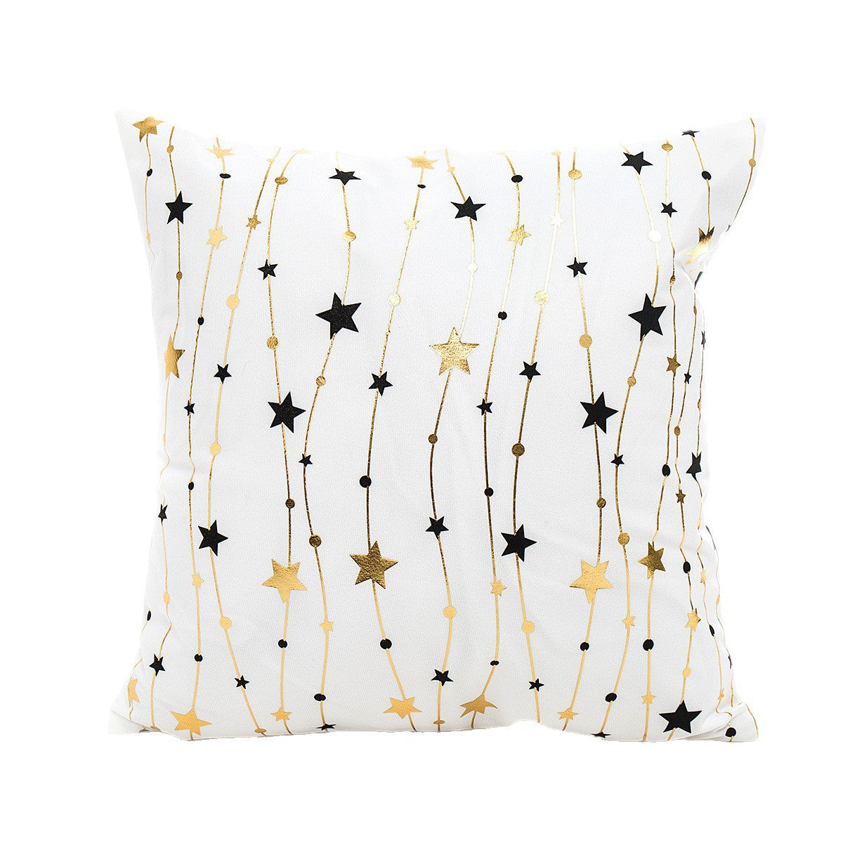 Wholesale Christmas atmosphere gold-stamping festive pillowcase